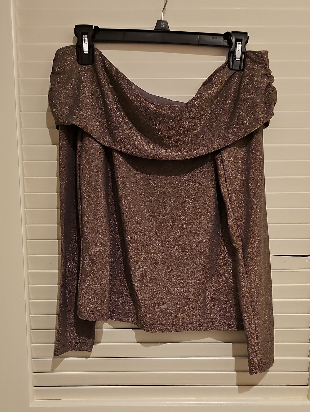 Banana Republic Shimmery Off-Shoulder Shirt